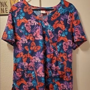 (3) XL Scrub tops and 1 Scrub Pants